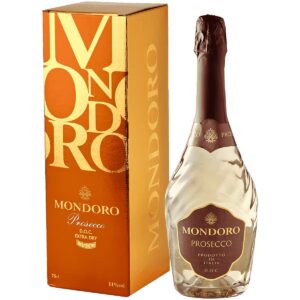 Вино игристое Mondoro Prosecco белое сухое 0,75 л в подарочной упаковке